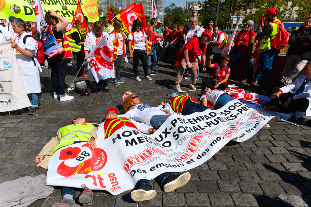 Manifestation des urgentistes à Nantes